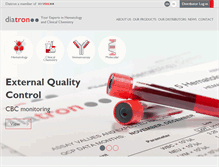 Tablet Screenshot of diatron.com